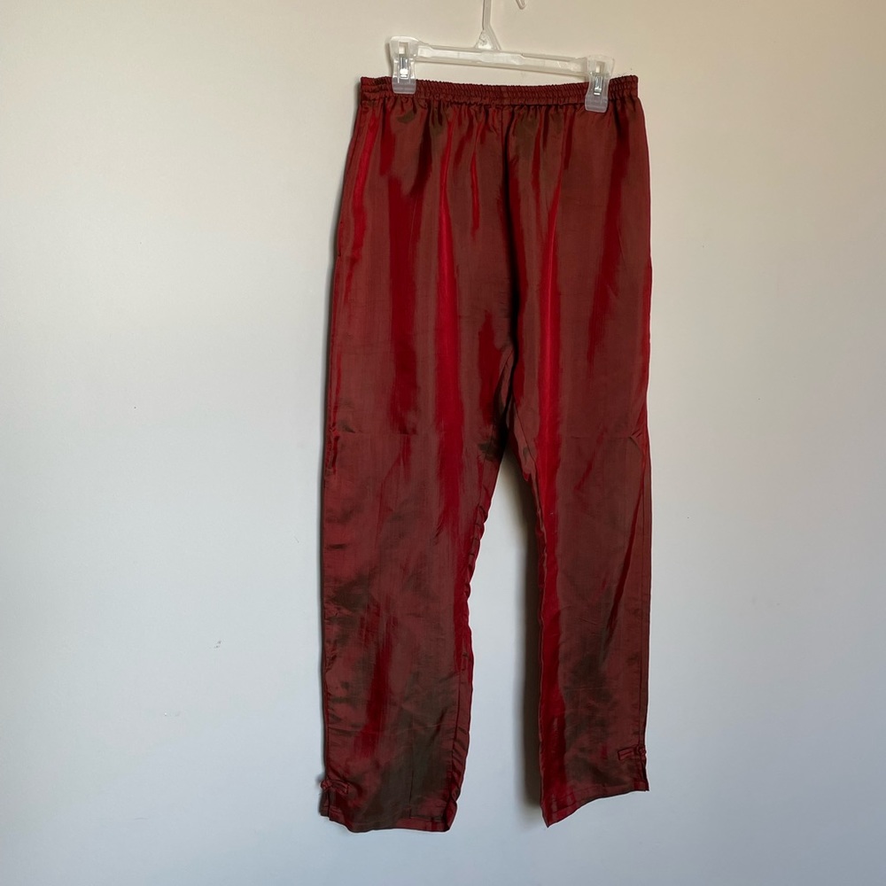 Silk iridescent Pants